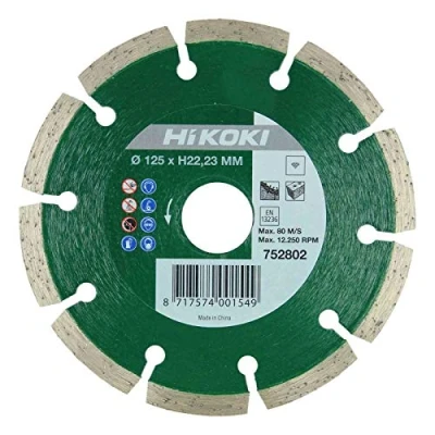 Afbeelding van Hikoki Accessoires Diamant Zaagblad 125X22,2X7Mm Type Universeel Gesinterd 752802