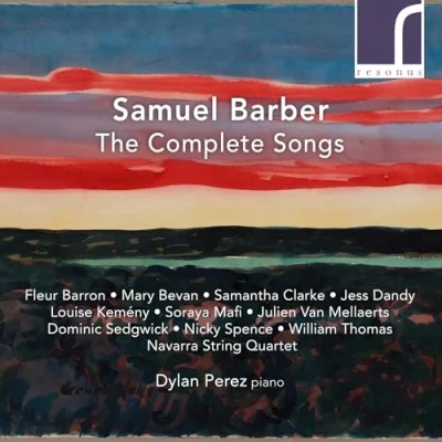 Afbeelding van Dylan Perez &amp; Navarra String Quartet Barber: The Complete Songs (2 CD)