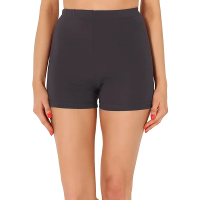 Afbeelding van Merry Style MS MS10 391 LE Dames Leggings Sport Vrijetijdsbroek Hotpants Shorts Boxershorts Kort Viscose Grafiet S