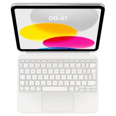 Afbeelding van Apple Magic Keyboard Folio iPad 10.9 inch (2022) QWERTY UK Wit MQDP3B/A