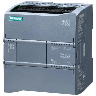 Afbeelding van Siemens simatic plc 20 4 28 8vdc profinet io profibus modbus 1x ie 2x analoog 6x digitaal 6es72111ae400xb0