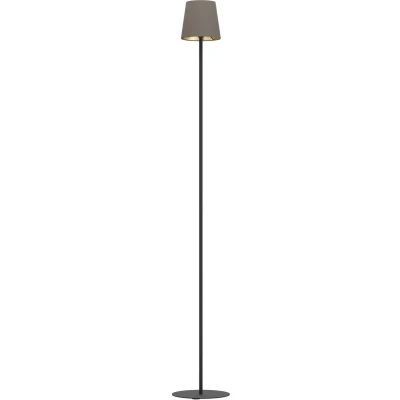 Afbeelding van EGLO Fiorana Vloerlamp E14 Hoogte 140,5 cm Zwart/Cappucino/Goud