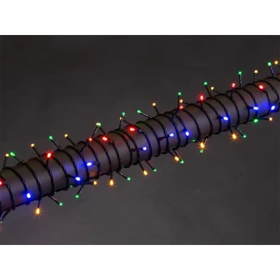 Afbeelding van WEGA LED 12 m 80 leds veelkleurig groene kabel 24 V