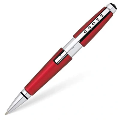 Afbeelding van Cross Edge Rollerball (lijndikte M, schrijfkleur: zwart, navulbaar, incl. premium geschenkdoos) rood