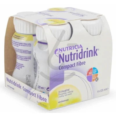 Afbeelding van Nutridrink Compact Fibre Vanilla 125ml, 4 stuks
