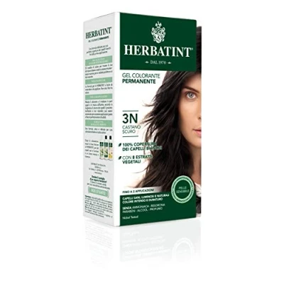 Afbeelding van Herbatint Permanente Haarkleuring Donker Kastanje 3N Gevoelige Hoofdhuid 150ml