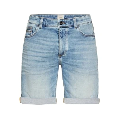 Afbeelding van camel active fleXXXactive® jeansshort in regular fit Maat menswear 30IN Lichtblauw