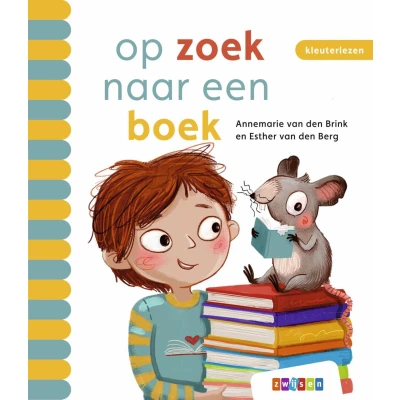 Afbeelding van Zwijsen Kleuterlezen Op zoek naar een boek AVI start (3 5, 6 7 jaar)
