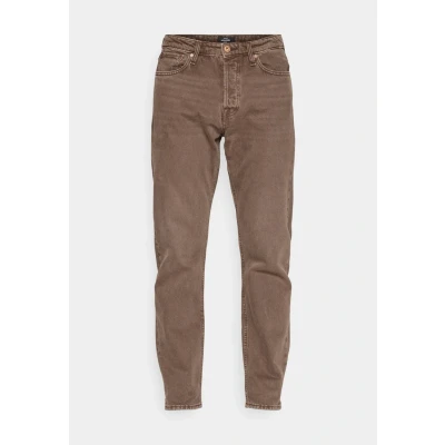 Afbeelding van JACK &amp; JONES Chris Cooper loose fit heren jeans chocoladebruin Maat: 28/30