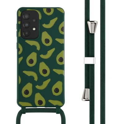 Afbeelding van Samsung Galaxy A33 Hoesje Siliconen en TPU (zacht) iMoshion Softcase/Koordhoesje/Backcover Groen Telefoonhoesje