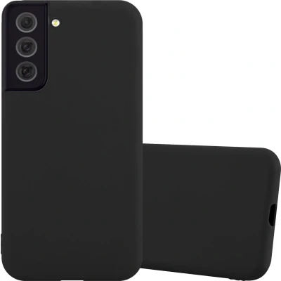 Afbeelding van Cadorabo Hoesje geschikt voor Samsung Galaxy S22 PLUS in CANDY ZWART Beschermhoes TPU silicone Case Cover