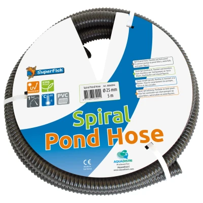 Afbeelding van Zwarte Spiraalslang 25 Mm (Lengte 5 Mtr.)