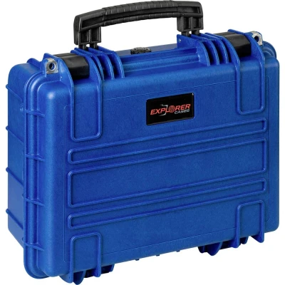 Afbeelding van Explorer Cases Outdoor koffer 3818HL.N blue Navy with pick &amp; pluck foam (b x h d) 38 27 18 cm blauw