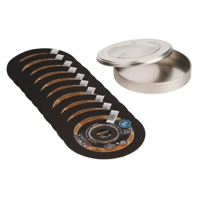 Afbeelding van Rhodius XT38 210747 Doorslijpschijf recht 125 mm 10 stuk(s) RVS, Staal