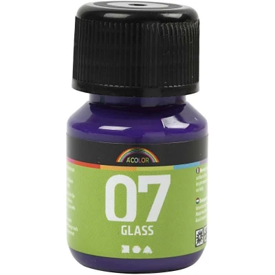 Afbeelding van Creativ Company Permanente Glasverf Rood/Violet, 30ml
