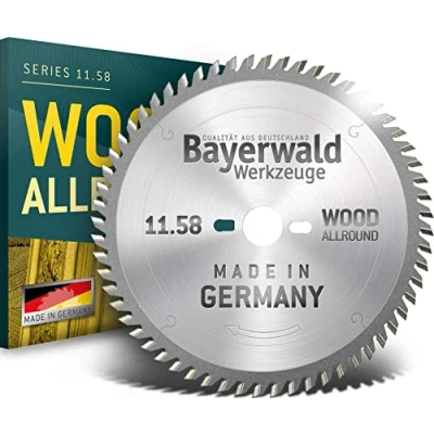 Afbeelding van Bayerwald HM Cirkelzaagblad voor hout, Ø 254 mm x 2,8 30 mm, WZ negatief (80 tanden), Metabo KGS 254, combinatiegaten