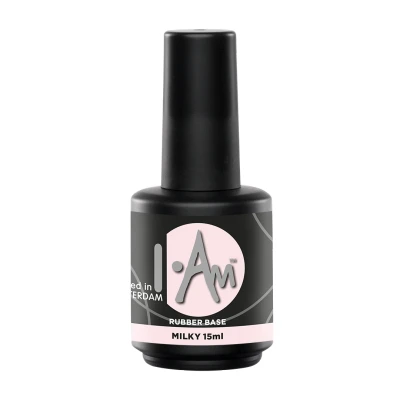 Afbeelding van I.Am Rubber Base Milky (15ml) Wit