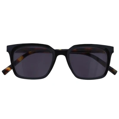 Afbeelding van OPULIZE KOI Zonneleesbril Groot Rechthoekig Montuur Getinte UV400 Lens Zwart Heren Dames Veerscharnieren S50 1 +1.50