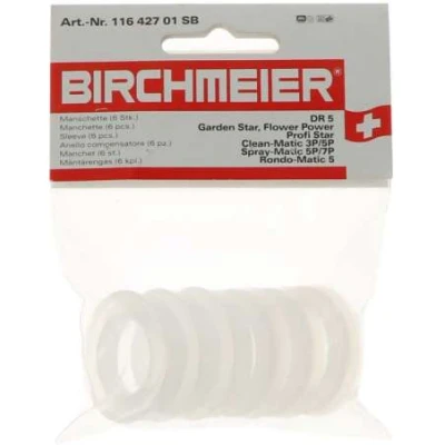 Afbeelding van Hofman Birchmeier Zuigerringen (per 6 stuks) One Size Kleurloos