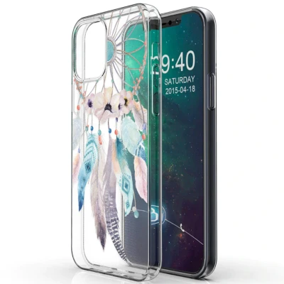 Afbeelding van Apple iPhone 12 Mini Hoesje Siliconen en TPU (zacht) imoshion Softcase/Backcover Dreamcatcher Telefoonhoesje