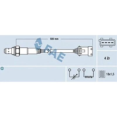 Afbeelding van Fae Lambda sonde 77232