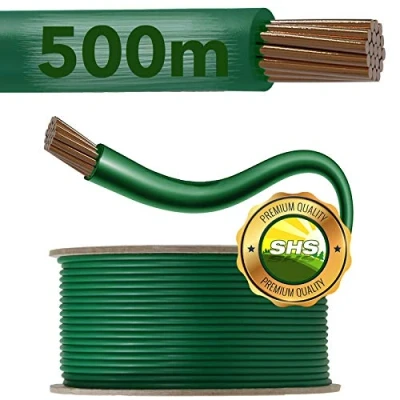 Afbeelding van 500 m begrenzingskabel voor robotmaaier, grasmaaier, accessoireset, begrenzingsdraad zoekkabel, compatibel met GARDENA/BOSCH/HUSQVARNA/WORX/HONDA/ROBOMOW/Ø 2,7 mm