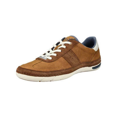 Afbeelding van bugatti Scarpe Basse Sneakers laag, Heren, Maat: 46, Cognac 6300 Imitatieleer/ textiel