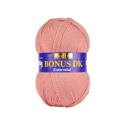 Afbeelding van Hayfield Bonus DK Dubbel Breigaren, Schemerig Roze (573), 100g door Sirdar