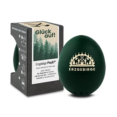 Afbeelding van Ertsgebergte PiepEi zingende eierwekker om mee te koken eierkoker voor 3 hardheidsgraden goed humeur cadeau met lichtboog grappig muziek egtimer Brainstream