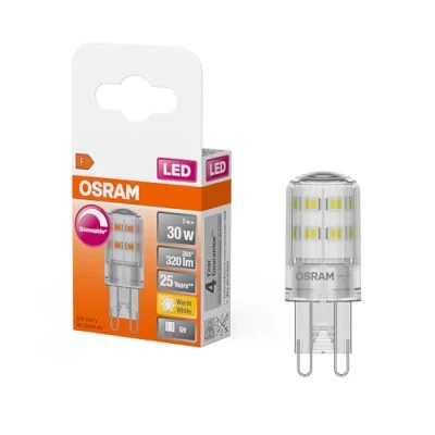 Afbeelding van OSRAM LED PIN G9 DIM / lamp: G9, Dimbaar, 3 W, W vervanger voor, helder,