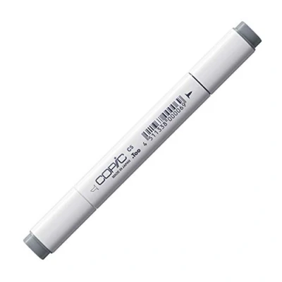 Afbeelding van COPIC Classic Marker Type C 5, cool grey No. professionele layout marker, op alcoholbasis, met een brede en fijne punt.