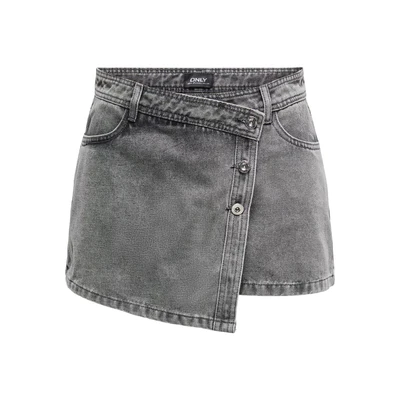 Afbeelding van ONLY Onllesly Alijn rok, Dames, Maat: Small, Light grey denim