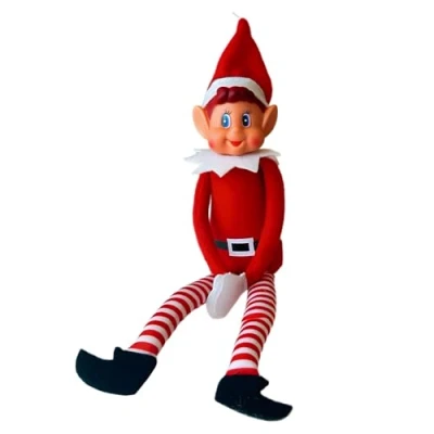 Afbeelding van GLOW Wholesale Elfie (jongen) Leuke en speelse elfen gedragen zich slecht figuur met zacht lichaam vinyl gezicht, rood
