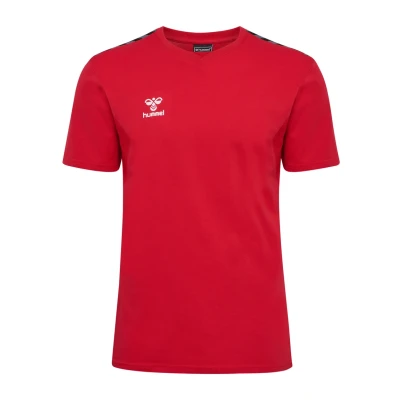 Afbeelding van Hummel Authentic CO Tshirt print, Heren, Maat: XXL, True red