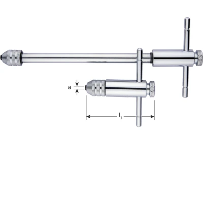 Afbeelding van Rotec Lange tapkruk met ratel Nr. 20 / M5 M12 3800020