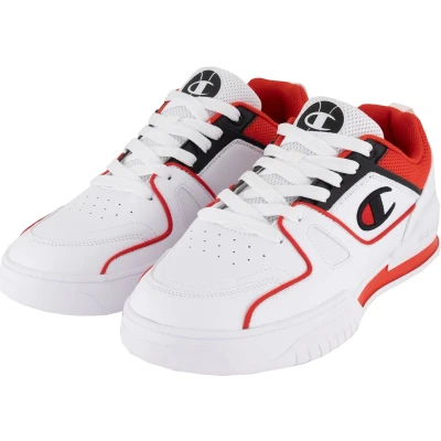 Afbeelding van Champion 3 Point Low heren sneaker S21882 CHA WW006 wit/zwart/rood