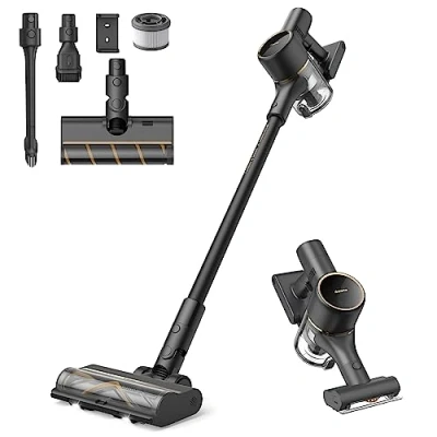 Afbeelding van Dreame R10 Pro snoerloze steelstofzuiger, 150AW krachtige zuigkracht, 65min gebruikstijd, multi opp. borstel, LED verlichting, huisdierhaar verwijderaar, voor huis en auto, lichtgewicht veelzijdig