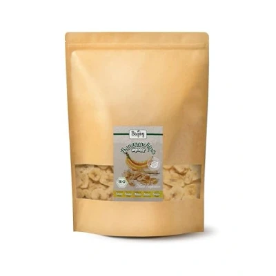 Afbeelding van Biojoy BIO Bananenchips (1 kg), Krokante, gedroogd fruit (Musa Sapientum)