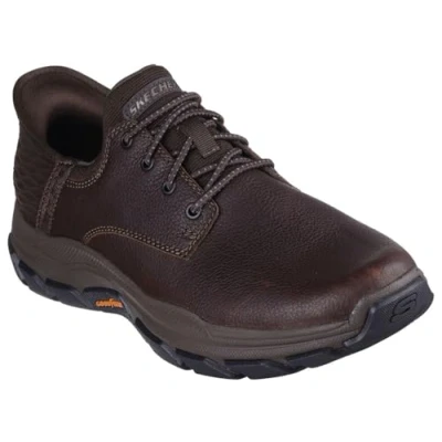 Afbeelding van Skechers Slip Ins: Respected Garrett, Mannen, Bruin, Sneakers, maat: 43