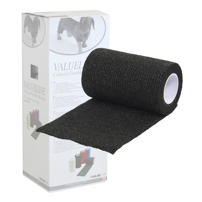 Afbeelding van Kruuse Klauwtape zwart 10cm 10 stuks