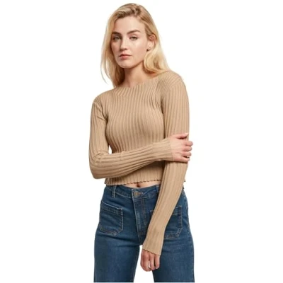 Afbeelding van Urban Classics Trui, Dames, Maat: XXL, Unionbeige