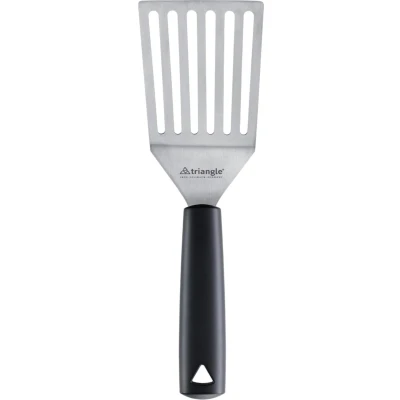 Afbeelding van Triangle Paletmes met Knik en Gleuven Multifunctioneel RVS 28,5 cm Duurzaam Heft
