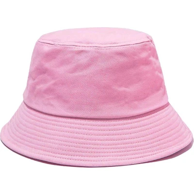 Afbeelding van Scoby Vissershoedje Hoed Bucket Hat Zonbescherming Festivalhoedje One size Roze