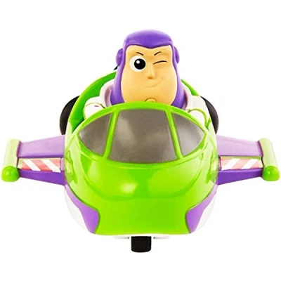 Afbeelding van Mattel GCY63 Disney Pixar Toy Story 4 Minis Buzz Lightyear en ruimteschip, verzamelfiguren met voertuig, speelgoed vanaf 3 jaar