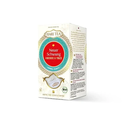 Afbeelding van Hari Tea Hibiscus &amp; Mint New Sensation Bio, 10 stuks