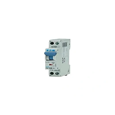 Afbeelding van EATON 264747 PLG4 C20/1N MODULAIRE SPANKER PH/N Wit BLAUW MANETTE 1P+N / 20 A C curve schroefverbinding