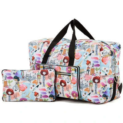 Afbeelding van Ibenzoa® Robuuste Opvouwbare Reismap Tas van Waterdicht Oxford Doek