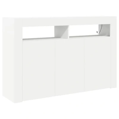 Afbeelding van vidaXL Witte Dressoir Wit Samengesteld hout 116 x 30 75 cm Modern