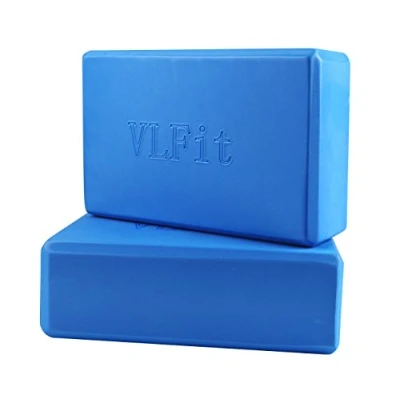 Afbeelding van VLFit set van 2 Yogablokken/Yogablok Kies Je Kleur en maat (BLAUW)