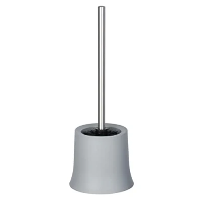 Afbeelding van Wenko Toiletborstel En Houder Basic 38 Cm Polypropyleen Grijs